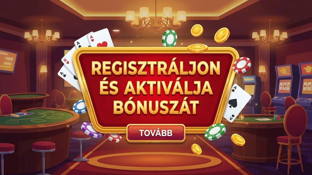 Regisztráció bónusszal